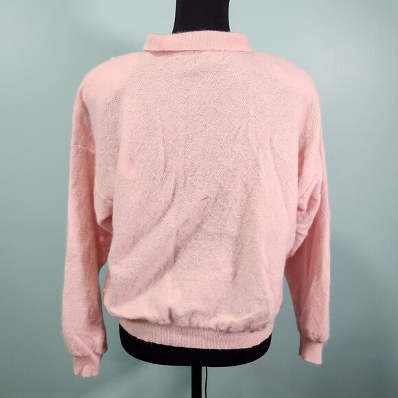VTG Pink Collared Granny Sweater Jeanne Pierre Large
Lot F - Picture 4 of 7